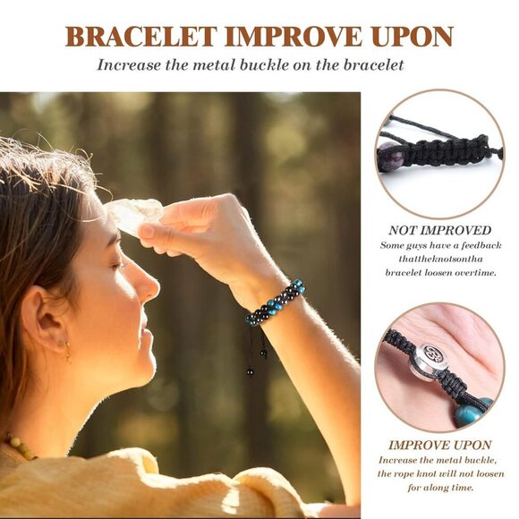 Triple Protection Bracelet - for Protect & Balance - Energy Crystal Bracelets fo - Picture 7 of 8